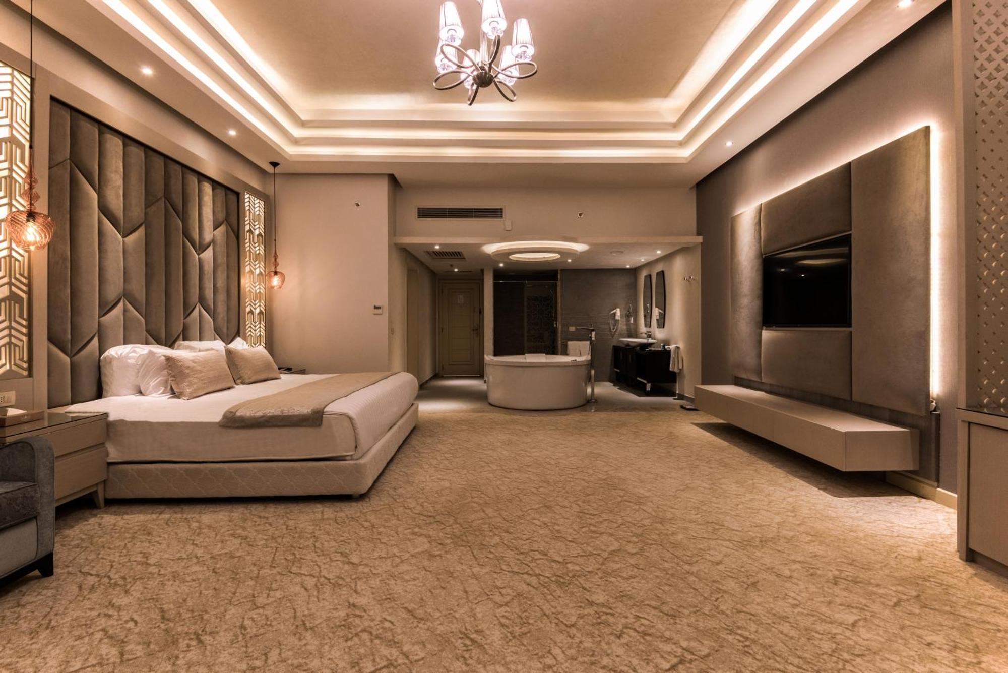 Kaisol Romance Resort Sahl Hasheesh - Adults Only Hurghada Bagian luar foto A bedroom at the hotel